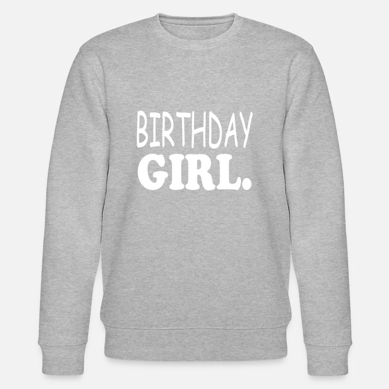fille d’anniversaire - Sweat bio CHANGER Stanley/Stella Unisexe - gris chiné
