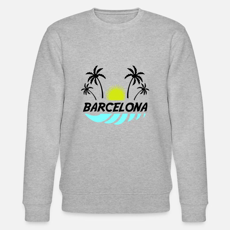 Barcelone - Sweat bio CHANGER Stanley/Stella Unisexe - gris chiné