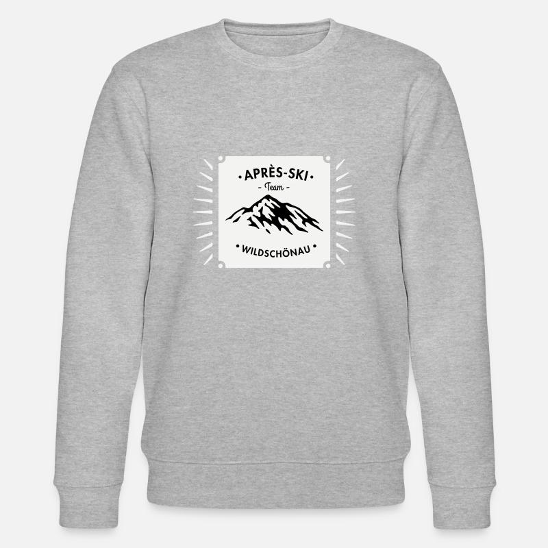 Après-Ski Wildschönau - Stanley/Stella Unisex Bio-Sweatshirt CHANGER  - Grau meliert