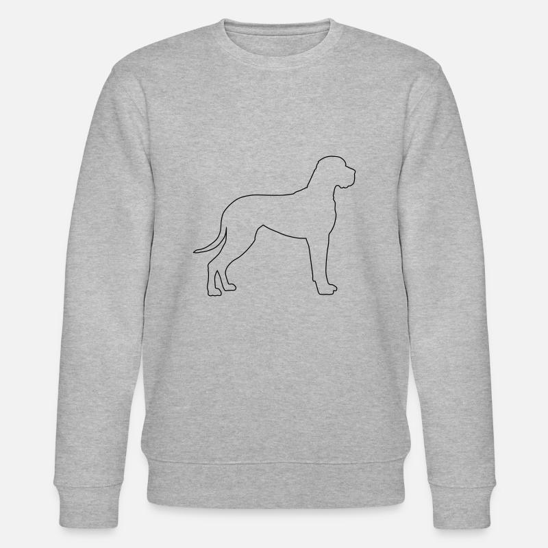 Contours des grands danois 1 - Sweat bio CHANGER Stanley/Stella Unisexe - gris chiné
