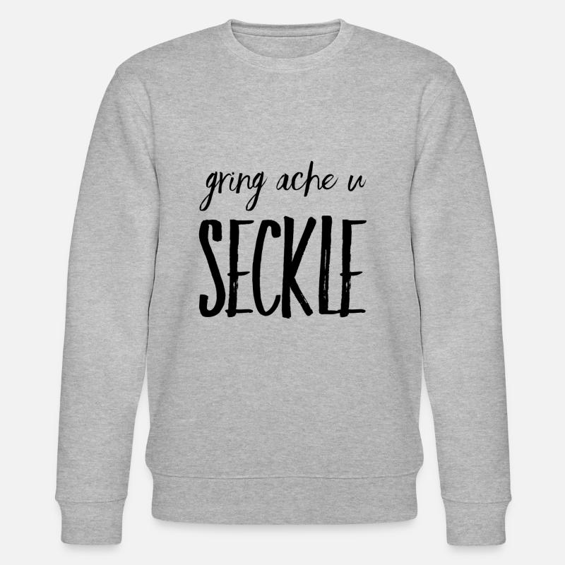 Gring ache u seckle - Stanley/Stella Unisex Bio-Sweatshirt CHANGER  - Grau meliert