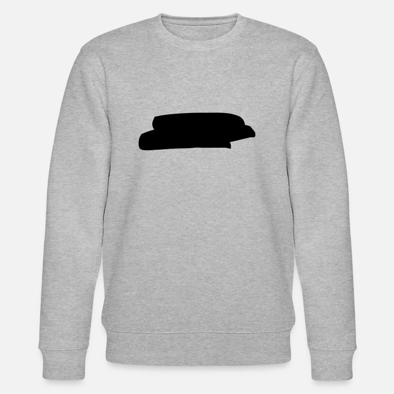 Gekritzel Hintergrund Form - Stanley/Stella Unisex Bio-Sweatshirt CHANGER  - Grau meliert