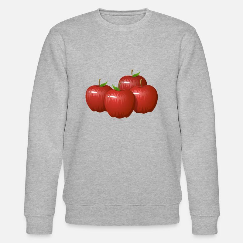 Die Äpfel - Stanley/Stella Unisex Bio-Sweatshirt CHANGER  - Grau meliert