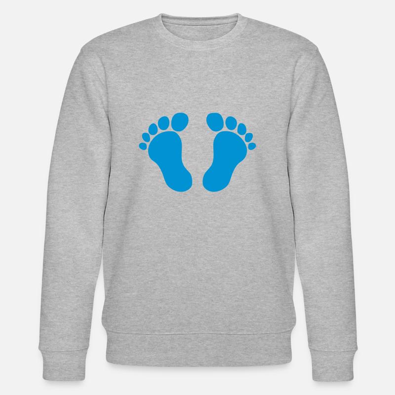 pied bebe 16 - Stanley/Stella Unisex Bio-Sweatshirt CHANGER  - Grau meliert