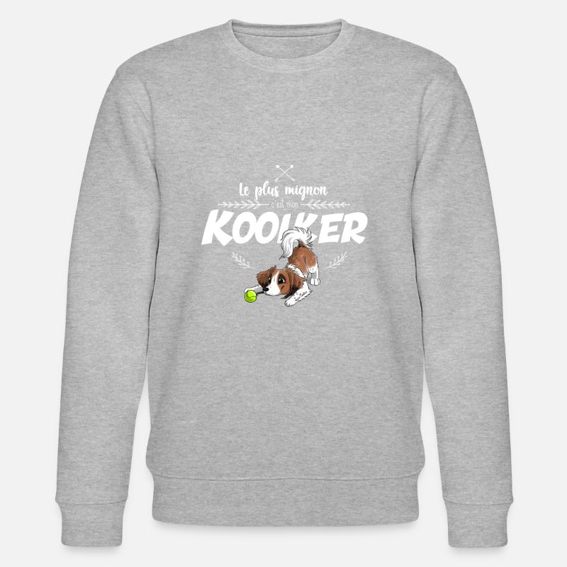 Der süßeste Kooiker - Stanley/Stella Unisex Bio-Sweatshirt CHANGER  - Grau meliert