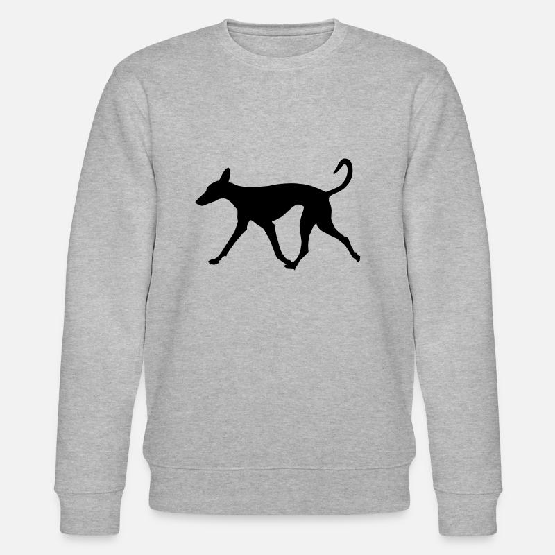 Podenco running relaxed - Stanley/Stella Unisex Bio-Sweatshirt CHANGER  - Grau meliert
