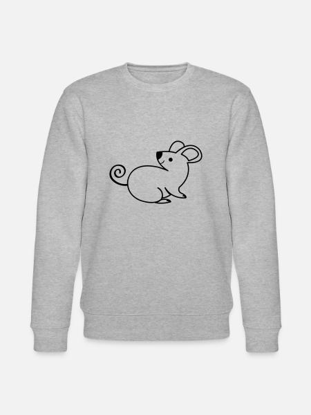 Mouse - Stanley/Stella CHANGER Unisex Organic Sweatshirt - heather grey