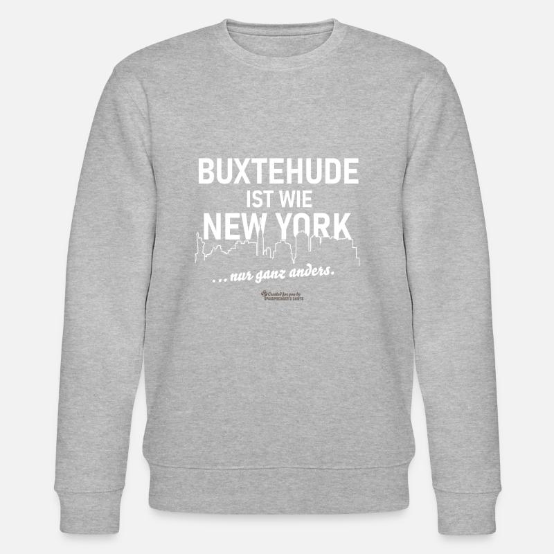 Buxtehude - Stanley/Stella Unisex Bio-Sweatshirt CHANGER  - Grau meliert