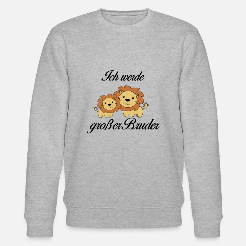 Großer Bruder - Stanley/Stella Unisex Bio-Sweatshirt CHANGER  - Grau meliert