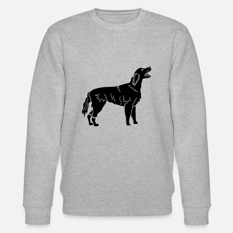 Hundesetter - Stanley/Stella Unisex Bio-Sweatshirt CHANGER  - Grau meliert
