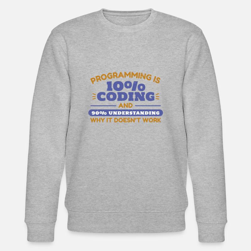 Programming - Stanley/Stella CHANGER Unisex Organic Sweatshirt - heather grey