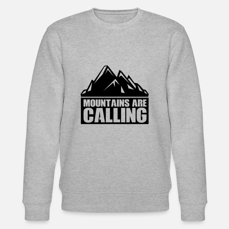 mountains - Stanley/Stella Unisex Bio-Sweatshirt CHANGER  - Grau meliert