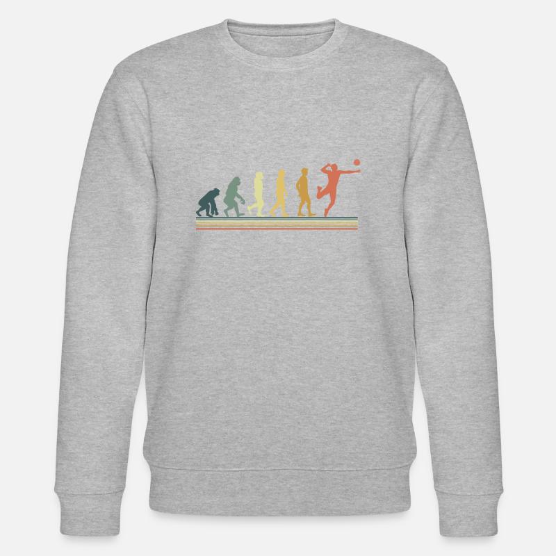 Evolution volleyball - Sweat bio CHANGER Stanley/Stella Unisexe - gris chiné