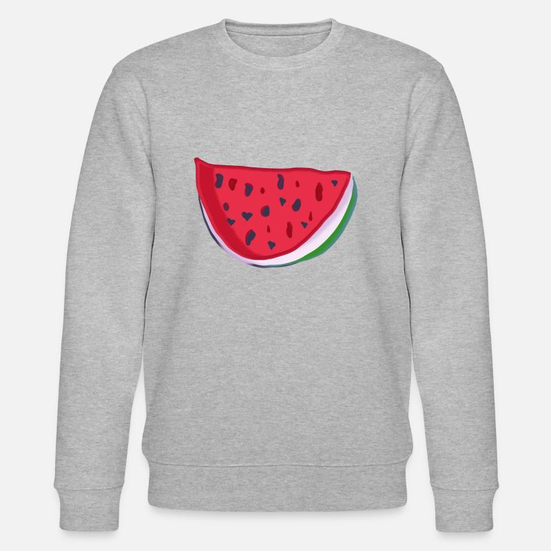 Pastèque - Sweat bio CHANGER Stanley/Stella Unisexe - gris chiné