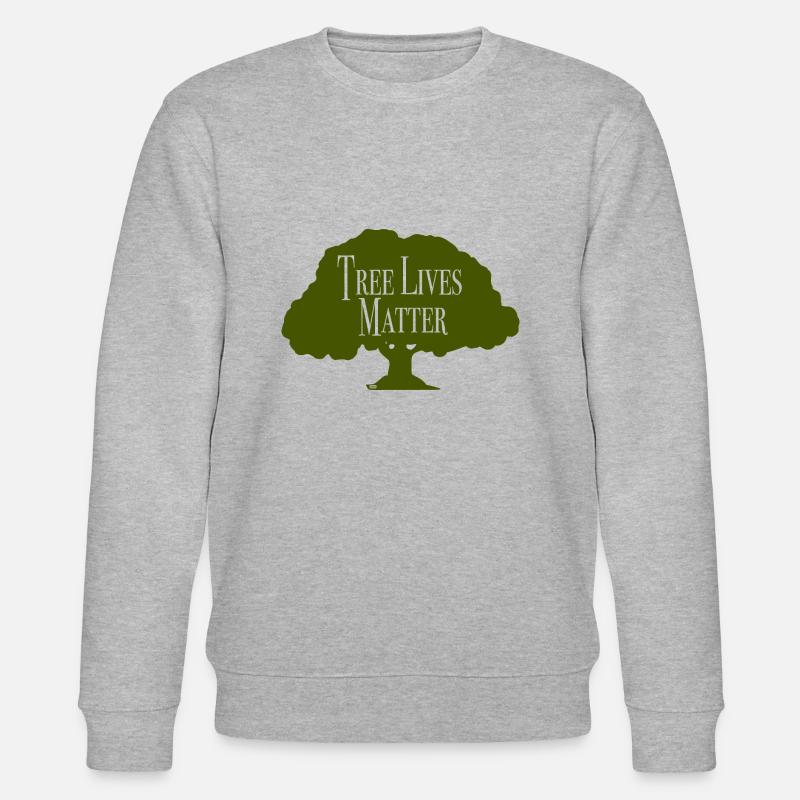 Tree Lives Matter - Stanley/Stella Unisex Bio-Sweatshirt CHANGER  - Grau meliert