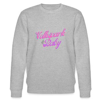 Volkspark Baby 1887 Mädchen - Stanley/Stella Unisex Bio-Sweatshirt CHANGER  - Grau meliert - Vorne - Nik (191cm) & Marisol (170cm)