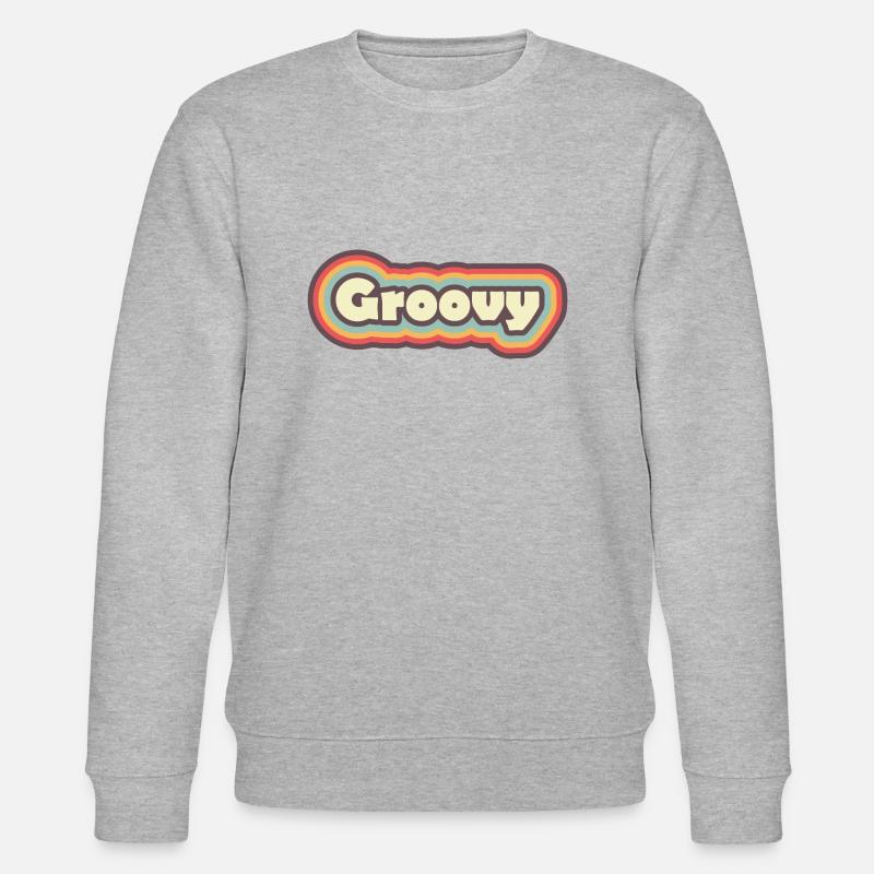 Groovy - Stanley/Stella Unisex Bio-Sweatshirt CHANGER  - Grau meliert