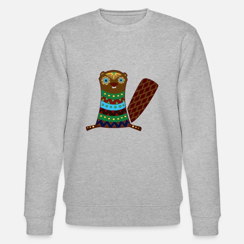 castor - Sweat bio CHANGER Stanley/Stella Unisexe - gris chiné