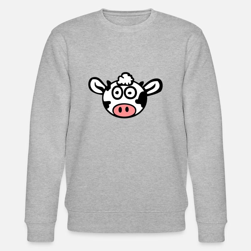 vache - Sweat bio CHANGER Stanley/Stella Unisexe - gris chiné