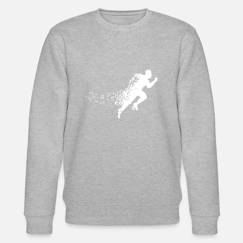 Run - Stanley/Stella Unisex Bio-Sweatshirt CHANGER  - Grau meliert