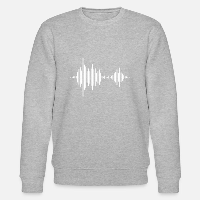 waveform - Stanley/Stella CHANGER Unisex Organic Sweatshirt - heather grey