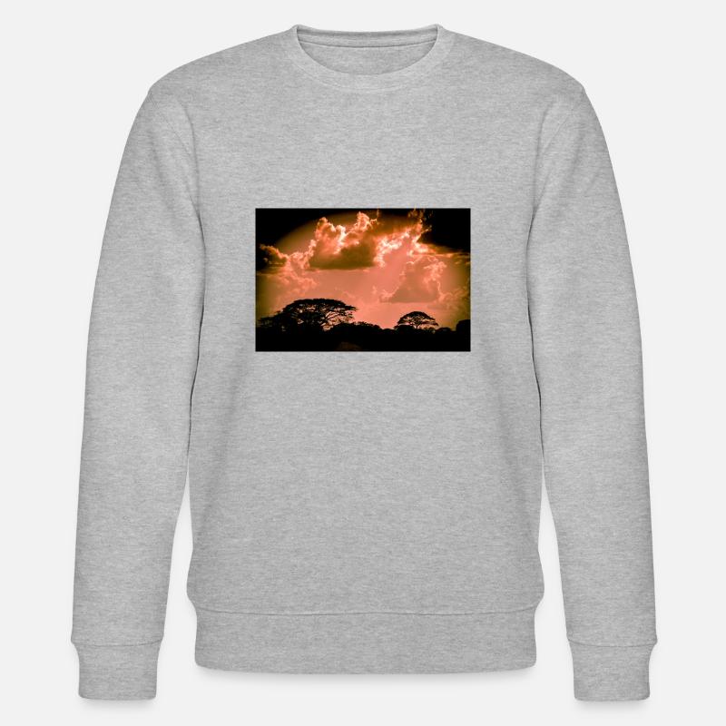 Ich bin niemand... Apokalypse - Stanley/Stella Unisex Bio-Sweatshirt CHANGER  - Grau meliert