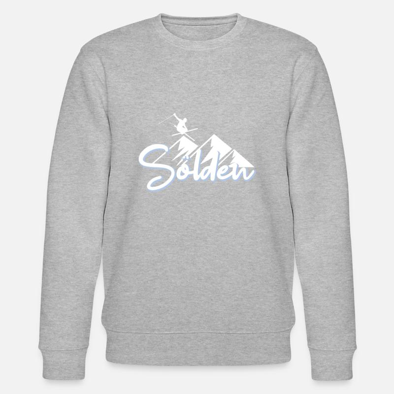 Sölden - Stanley/Stella Unisex Bio-Sweatshirt CHANGER  - Grau meliert