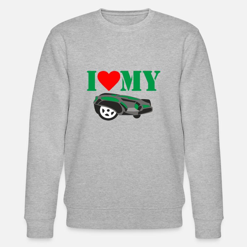 J'aime mon robot - Sweat bio CHANGER Stanley/Stella Unisexe - gris chiné