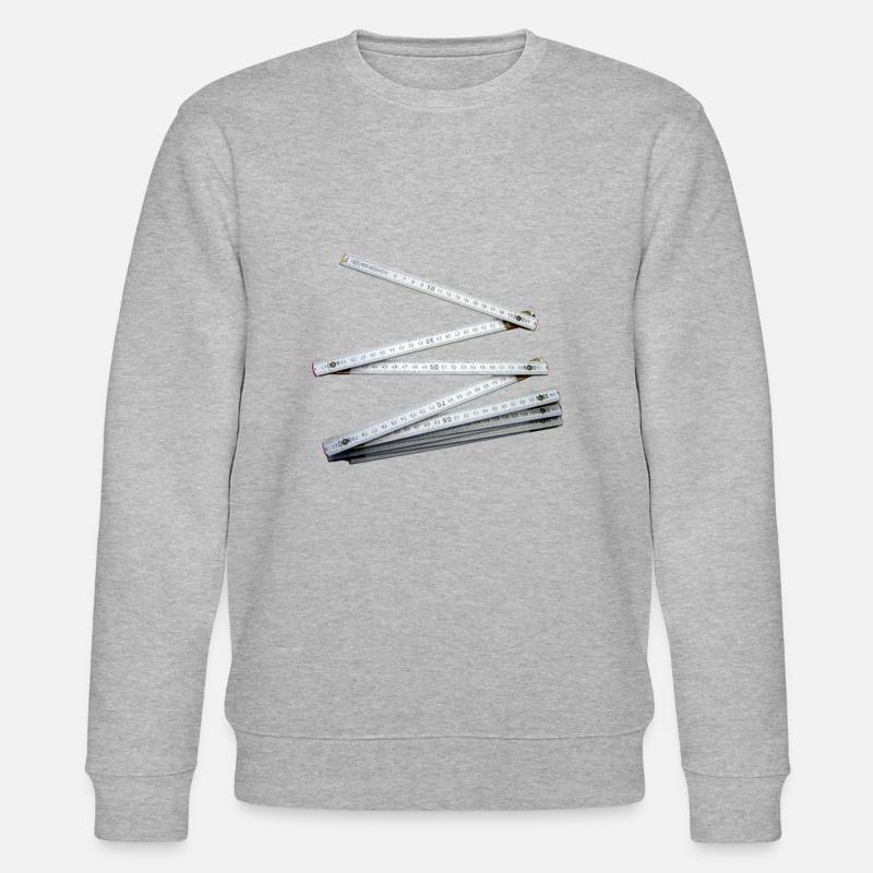 Folding rule - Stanley/Stella CHANGER Unisex Organic Sweatshirt - heather grey