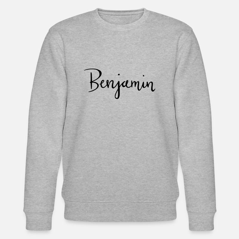 benjamin - Stanley/Stella Unisex Bio-Sweatshirt CHANGER  - Grau meliert