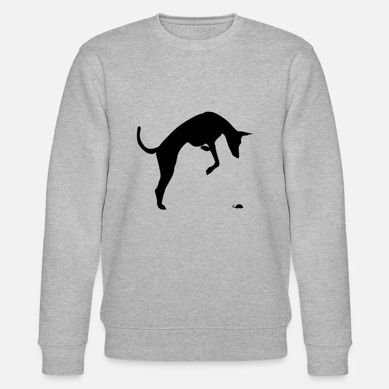 not a rabbit - Stanley/Stella CHANGER Unisex Organic Sweatshirt - heather grey