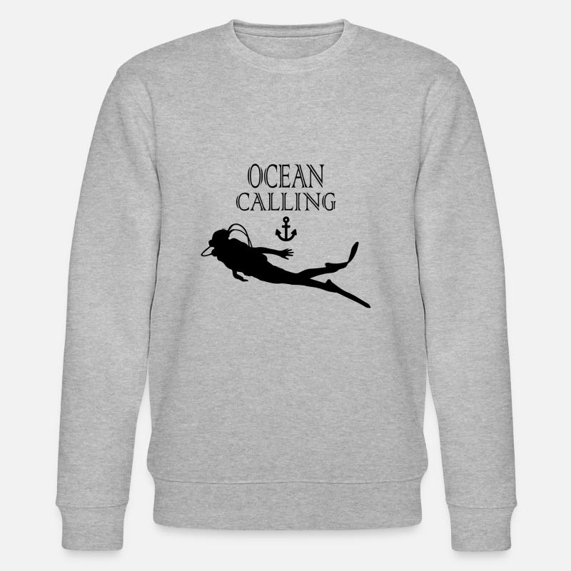 Diving Dive Dive - Stanley/Stella CHANGER Unisex Organic Sweatshirt - heather grey