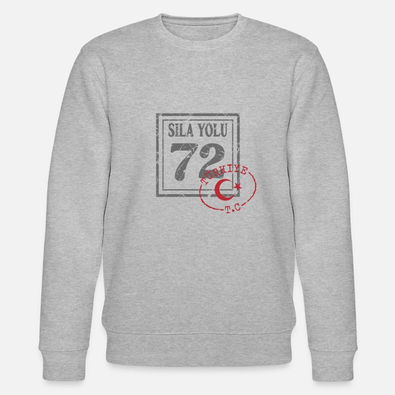 Batmanlı - Stanley/Stella Unisex Bio-Sweatshirt CHANGER  - Grau meliert