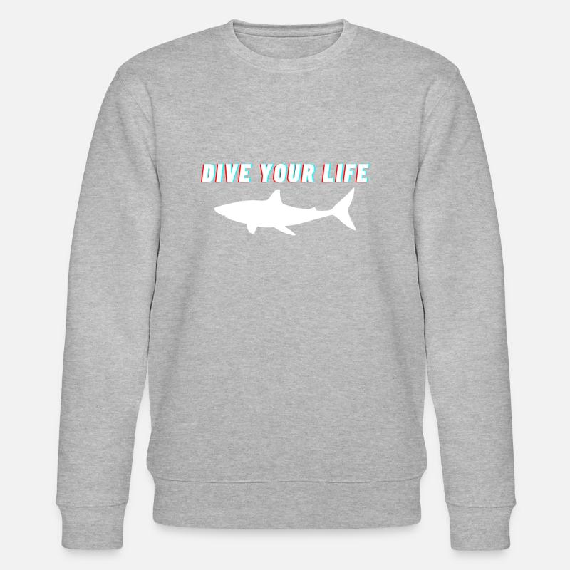 Dive your Live - Stanley/Stella Unisex Bio-Sweatshirt CHANGER  - Grau meliert