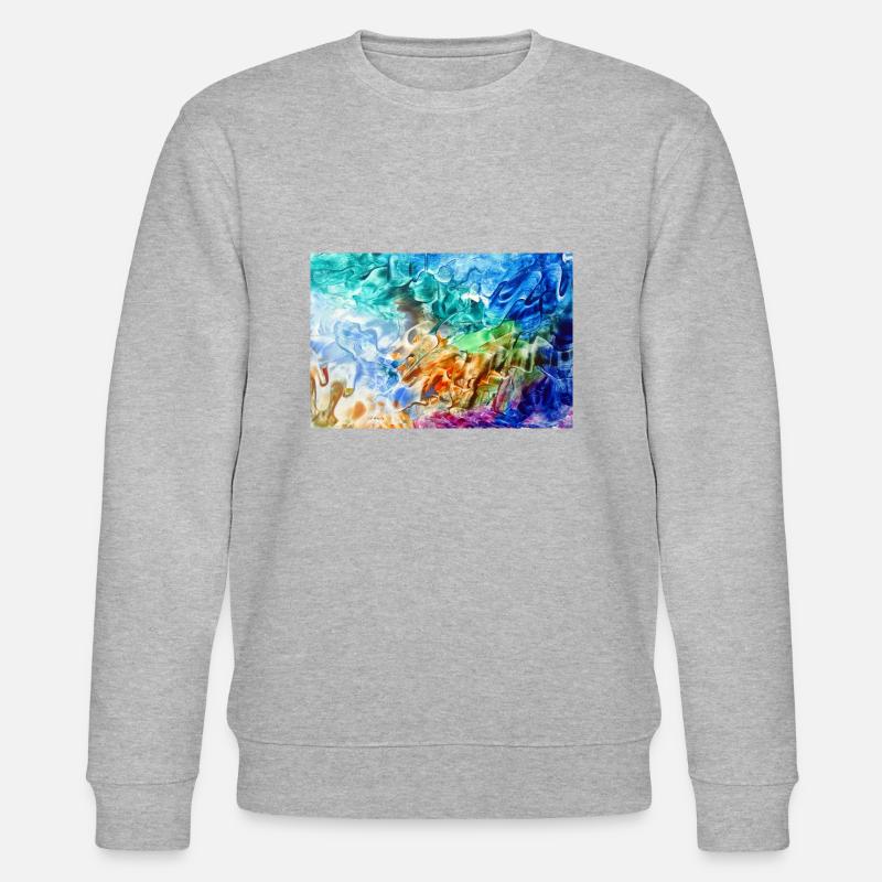 57Sentitoks - Stanley/Stella Unisex Bio-Sweatshirt CHANGER - Grau meliert