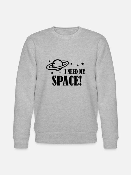I need my Space! - Stanley/Stella CHANGER Unisex Organic Sweatshirt - heather grey