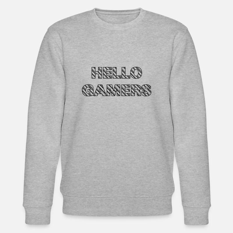 Game Gaming PC - Stanley/Stella Unisex Bio-Sweatshirt CHANGER  - Grau meliert