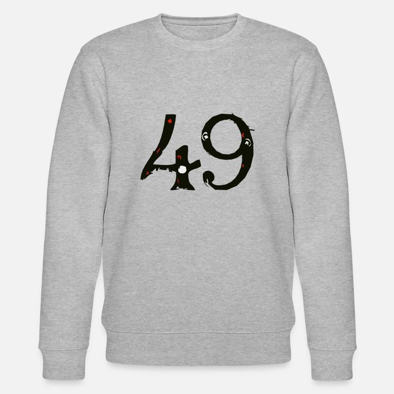 49 Nummer neunundvierzig 2003 A - Stanley/Stella Unisex Bio-Sweatshirt CHANGER  - Grau meliert