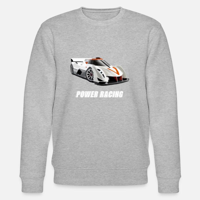 Power racing - Sweat bio CHANGER Stanley/Stella Unisexe - gris chiné
