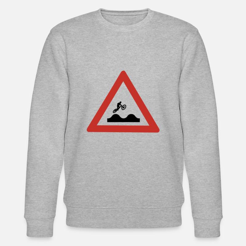 MTB - Jump the bump - Stanley/Stella Unisex Bio-Sweatshirt CHANGER  - Grau meliert