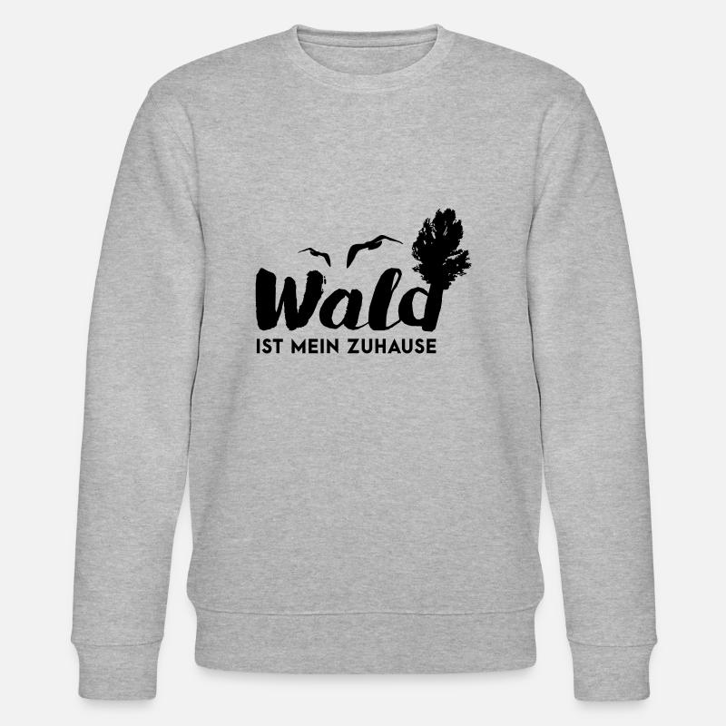 Im Wald - Stanley/Stella Unisex Bio-Sweatshirt CHANGER  - Grau meliert