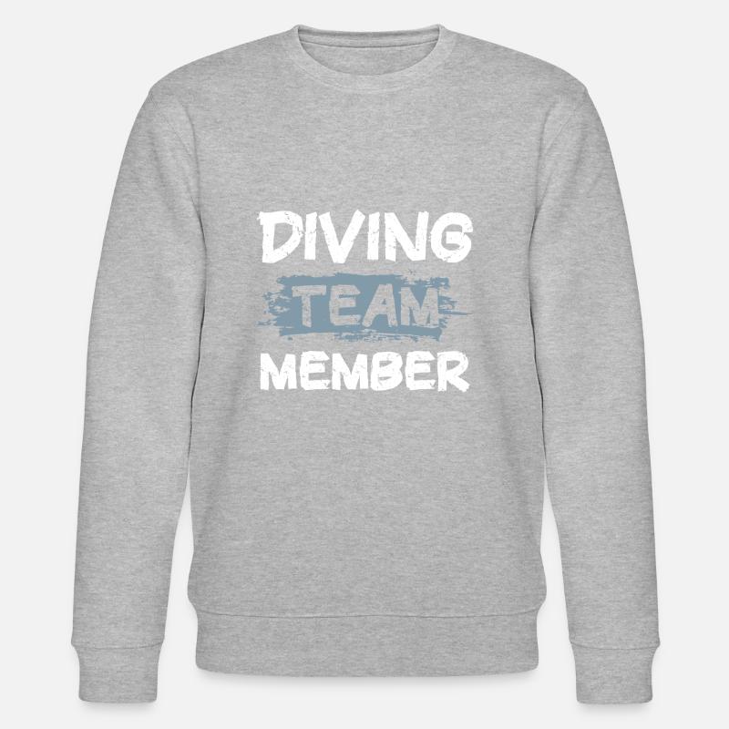 Diving Team - Stanley/Stella Unisex Bio-Sweatshirt CHANGER  - Grau meliert