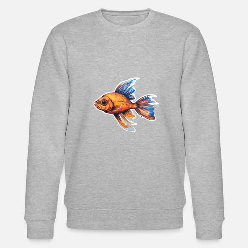 Fabelhafter Flossenzauber - Stanley/Stella Unisex Bio-Sweatshirt CHANGER  - Grau meliert
