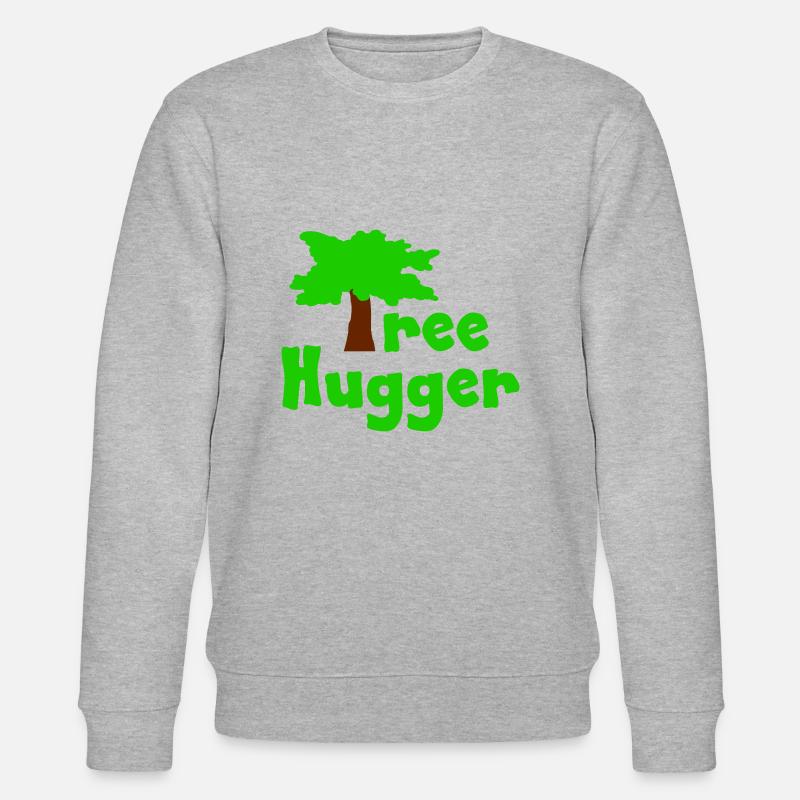 Tree Hugger - Stanley/Stella Unisex Bio-Sweatshirt CHANGER  - Grau meliert