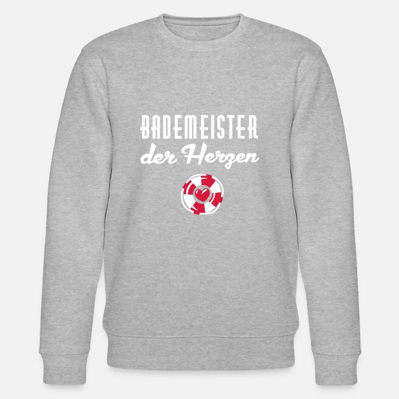 Bademeister der Herzen - Stanley/Stella Unisex Bio-Sweatshirt CHANGER  - Grau meliert