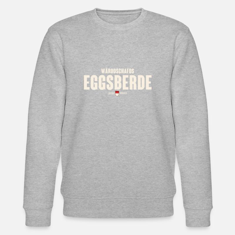 Waerdschafds Eggsberde - Stanley/Stella Unisex Bio-Sweatshirt CHANGER  - Grau meliert