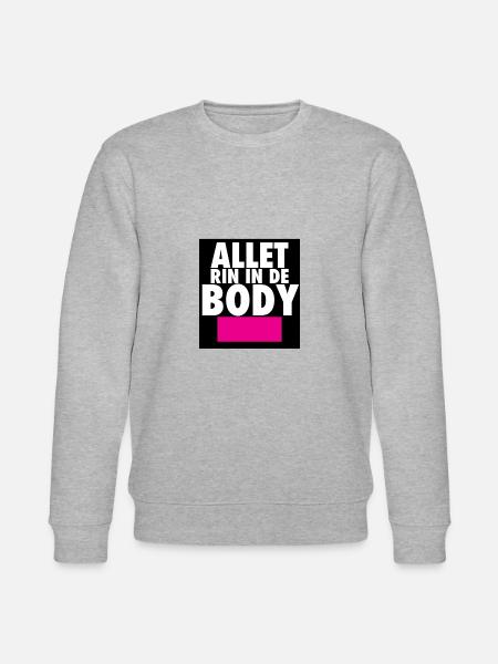 Allet Rin In De Body - Stanley/Stella Unisex Bio-Sweatshirt CHANGER - Grau meliert