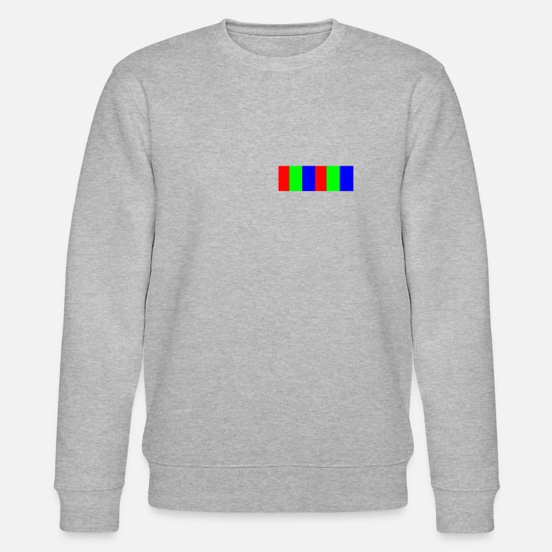 Couleurs RVB - Sweat bio CHANGER Stanley/Stella Unisexe - gris chiné