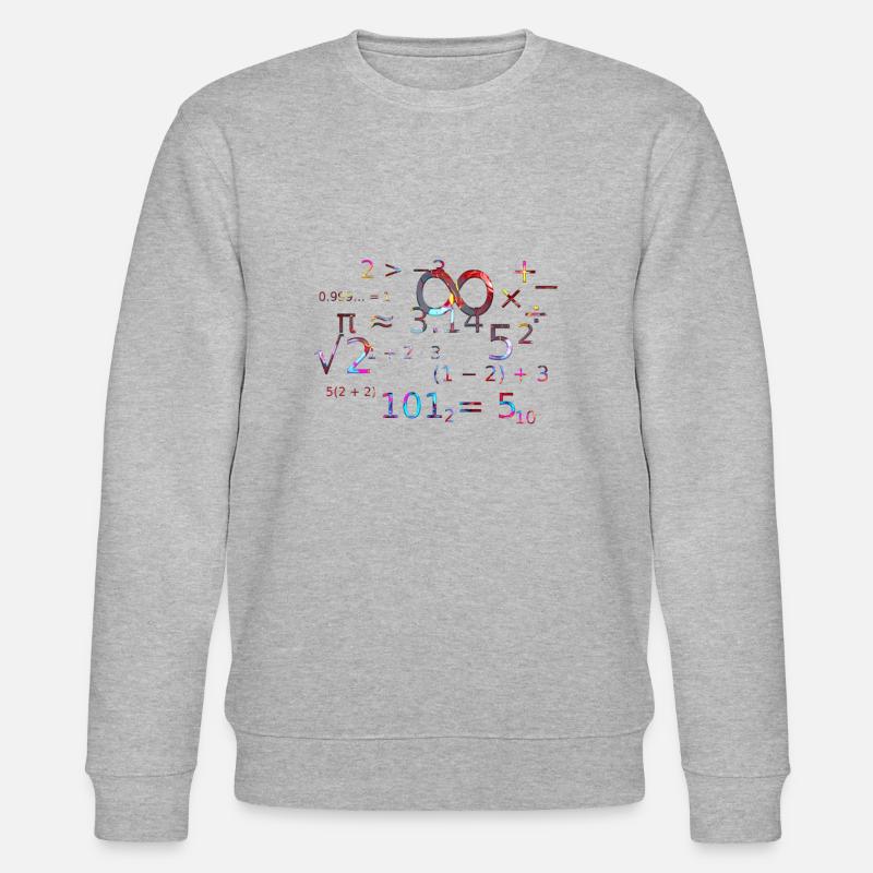 Abschlussfeier 2024 Abiturfeier - Stanley/Stella Unisex Bio-Sweatshirt CHANGER  - Grau meliert