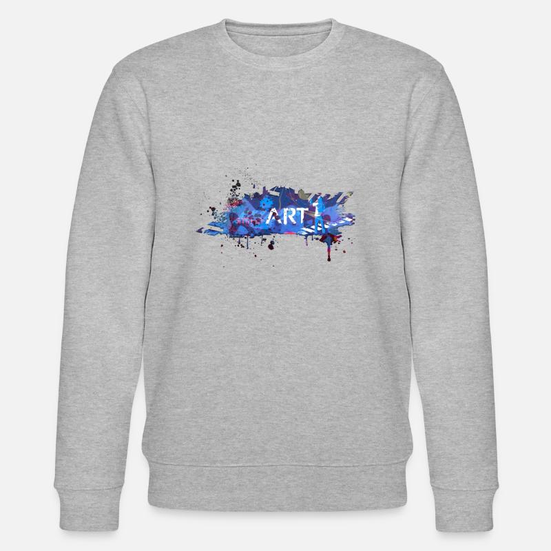 Graffiti Spray - Sweat bio CHANGER Stanley/Stella Unisexe - gris chiné